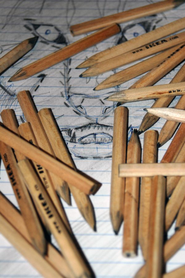Ikea pencils